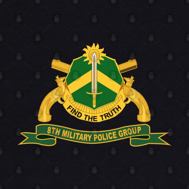 8th Military Police Group with MP Branch and Ribbon by twix123844